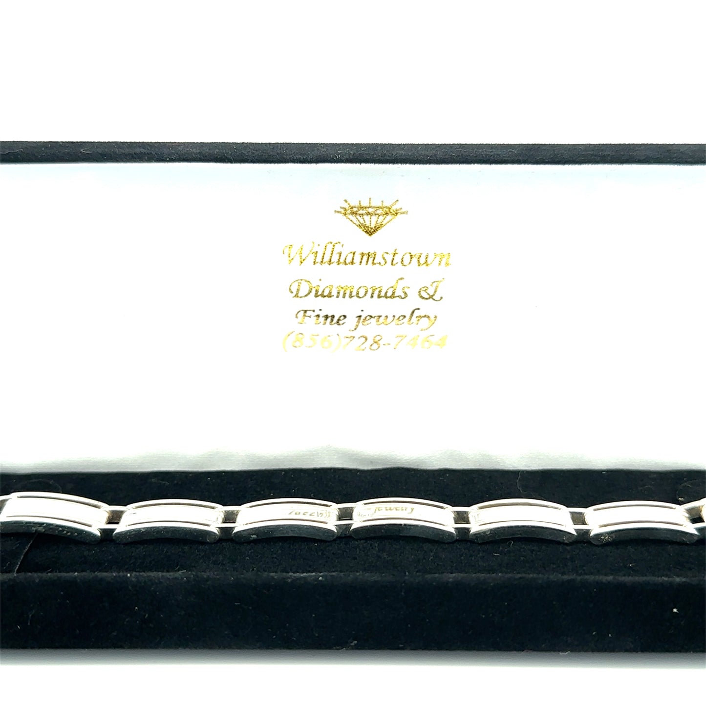 sterling silver link bracelet