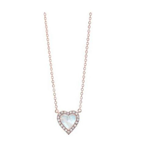 Rose Gold and Mother of Pearl Pendant