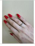 10kt white gold diamond vintage ring