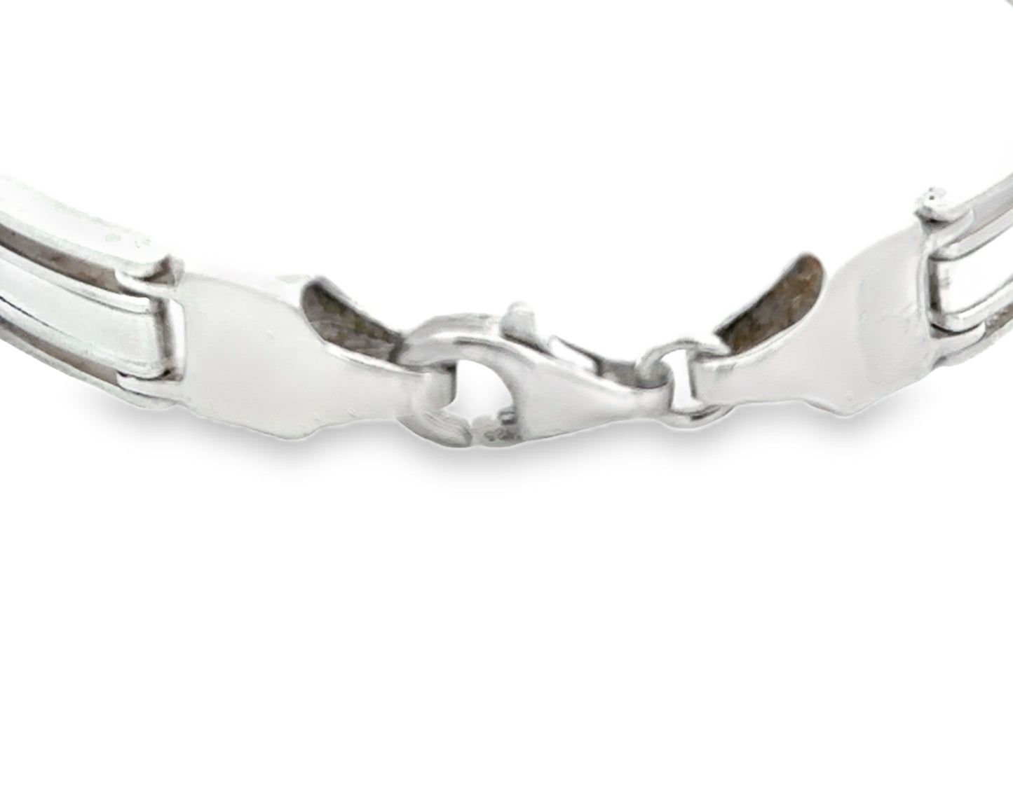 sterling silver link bracelet
