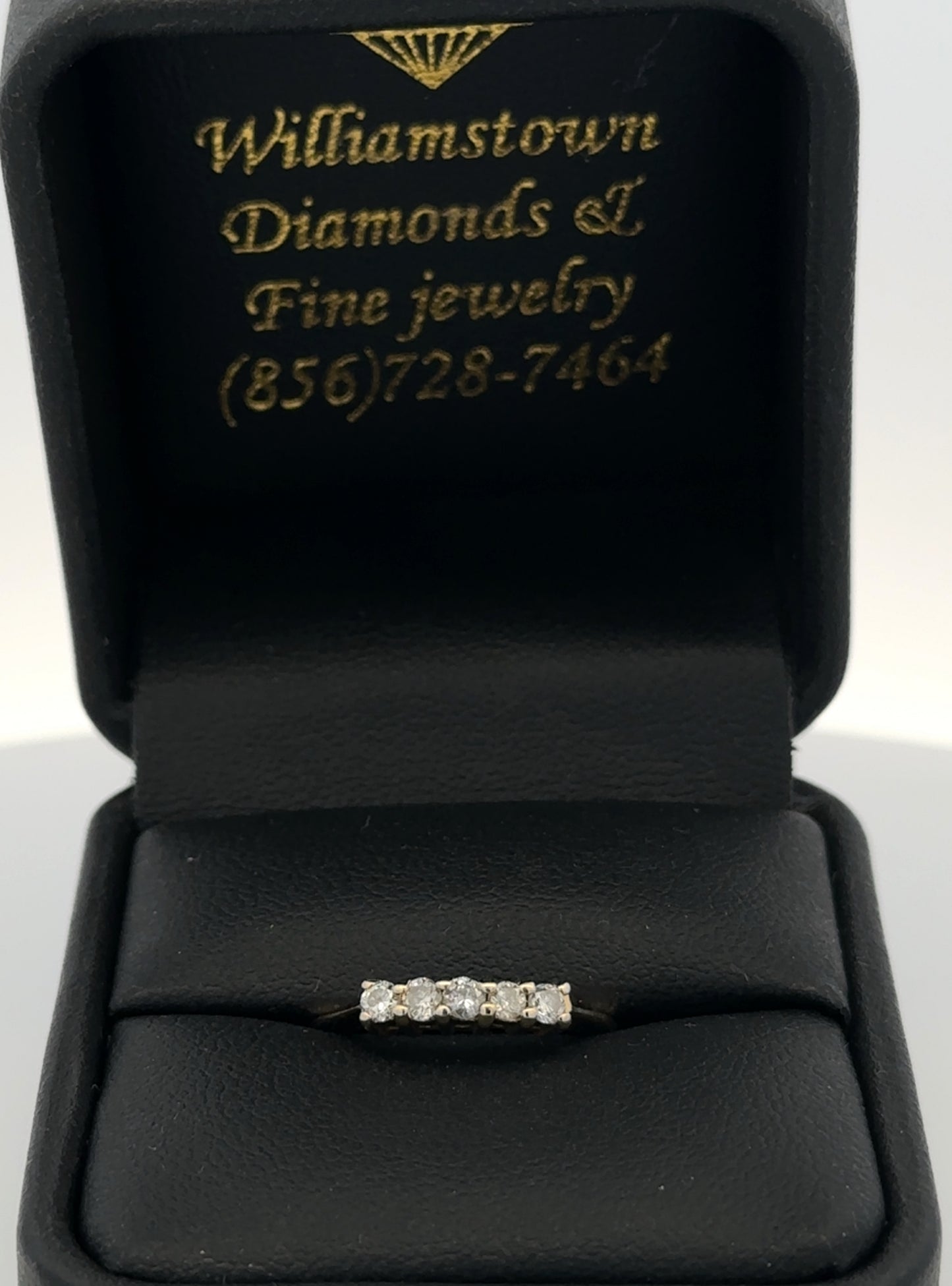 14kt yellow solid gold diamond ring