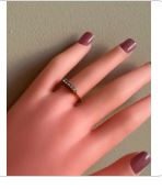 14kt yellow solid gold diamond ring