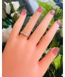 14kt yellow solid gold diamond ring