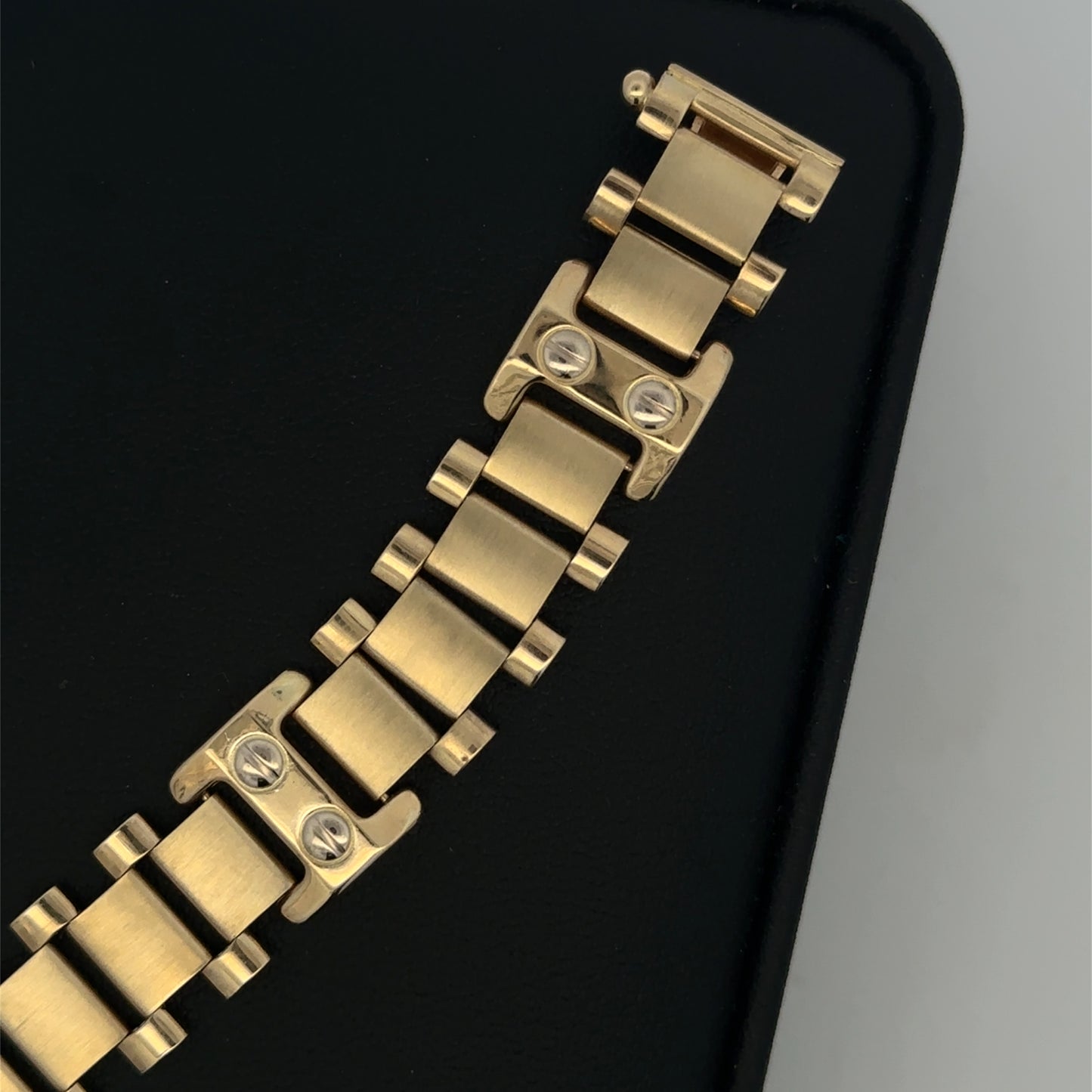 14kt solid gold men's bracelet vintage