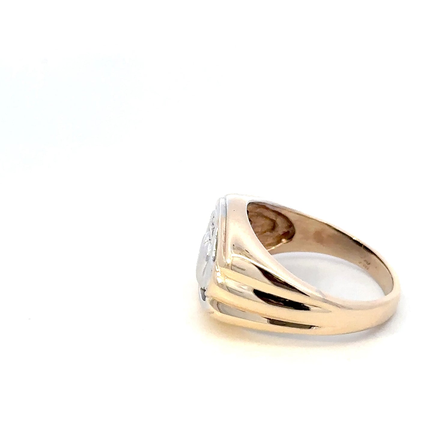 14kt solid gold claddagh ring vintage