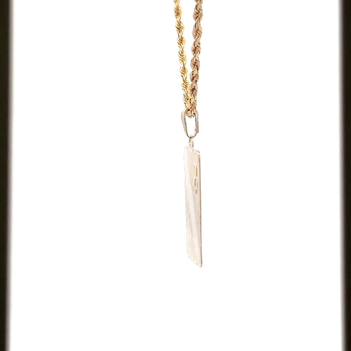 Vintage 14K Yellow Gold Playboy Bunny Dog Tag Pendant | Personalized Engravable Charm