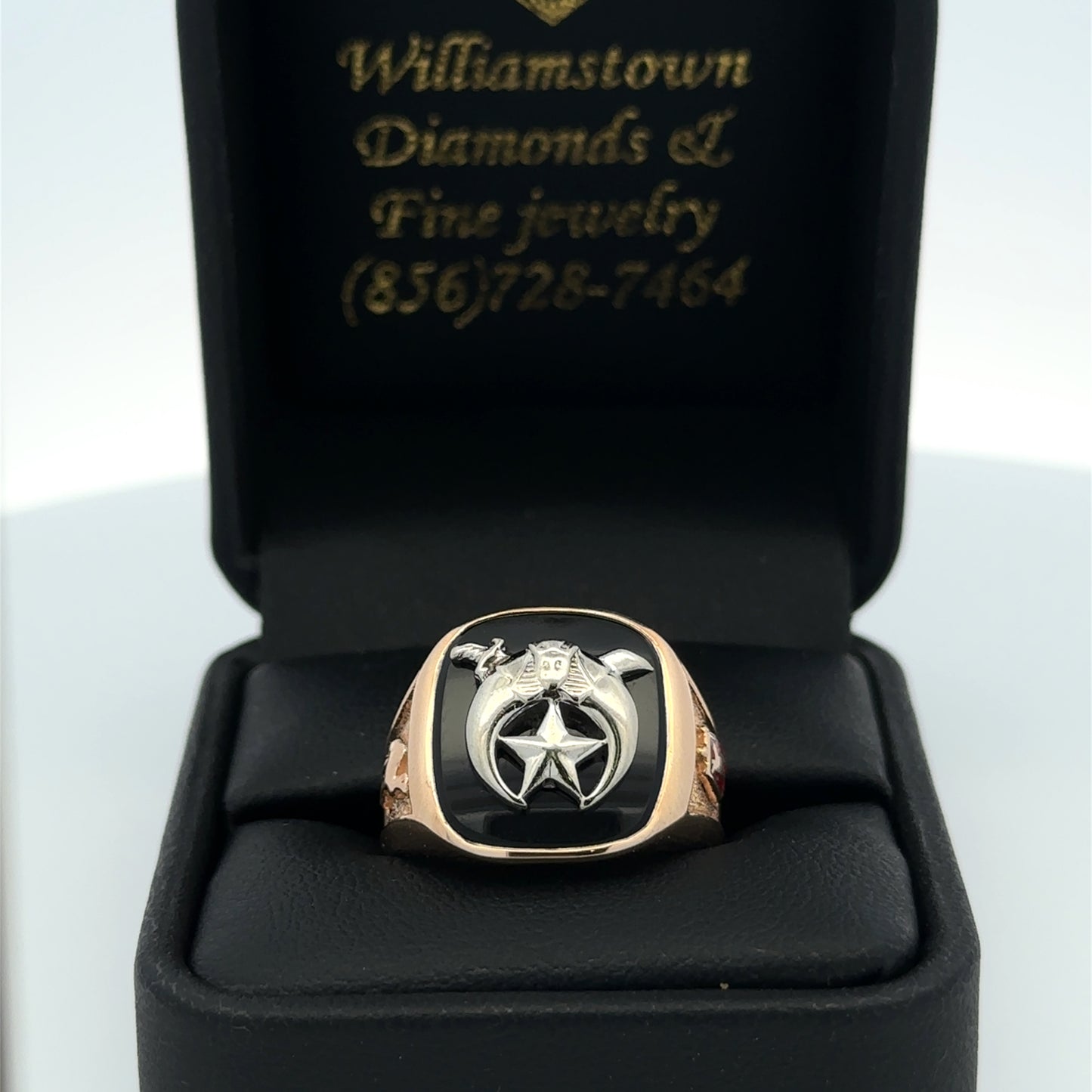 14kt  yellow solid gold  Shriners ring