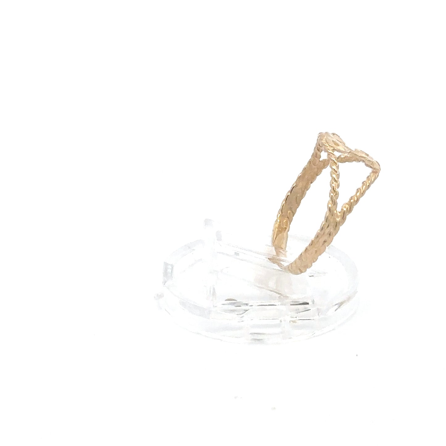 Vintage 14K Yellow Gold Initial “L” Ring