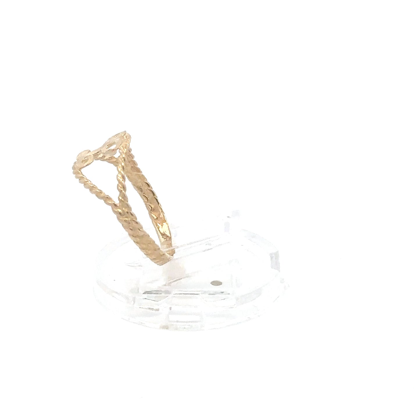 Vintage 14K Yellow Gold Initial “L” Ring