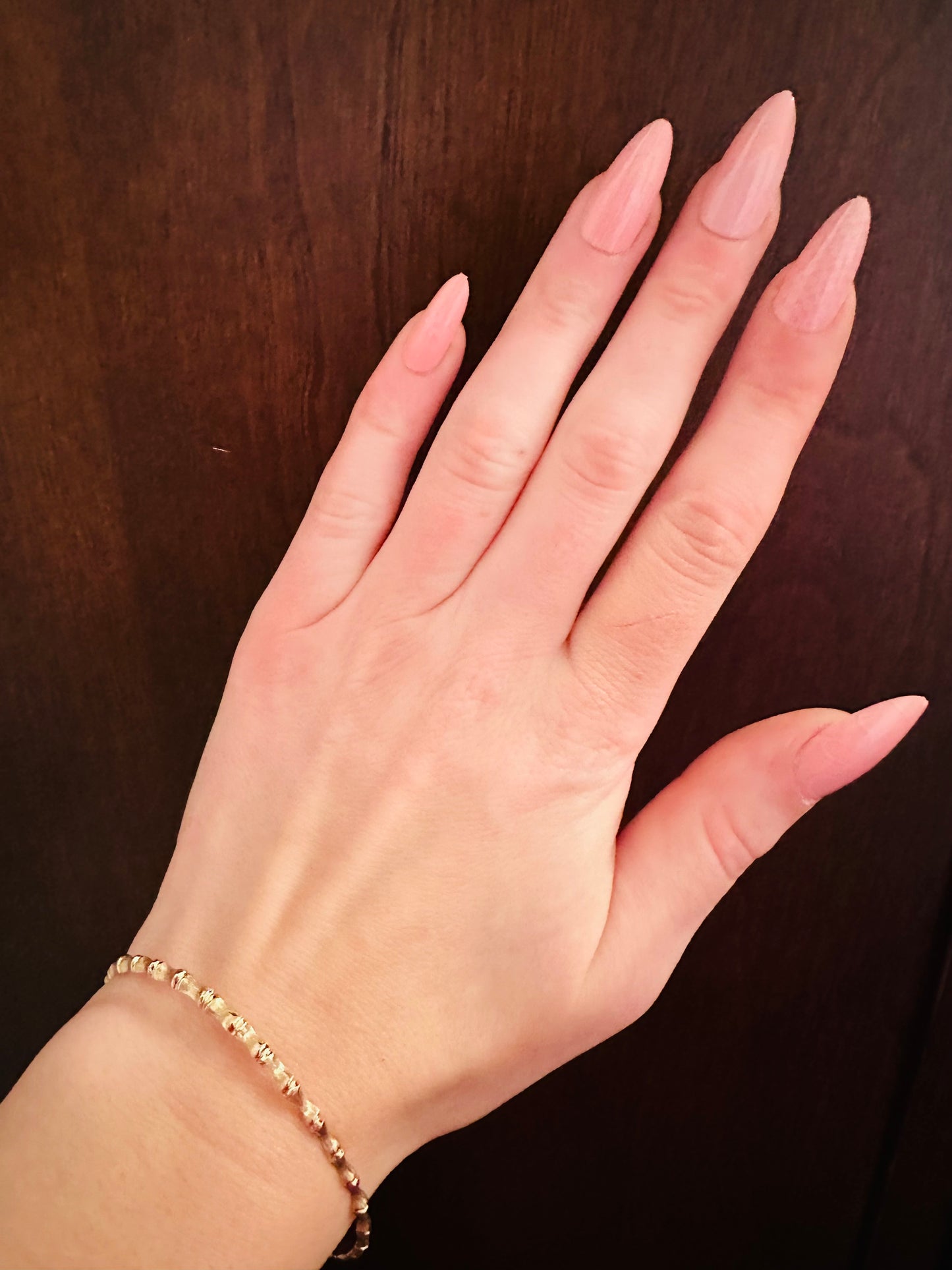 14kt yellow  solid gold bamboo bangle vintage