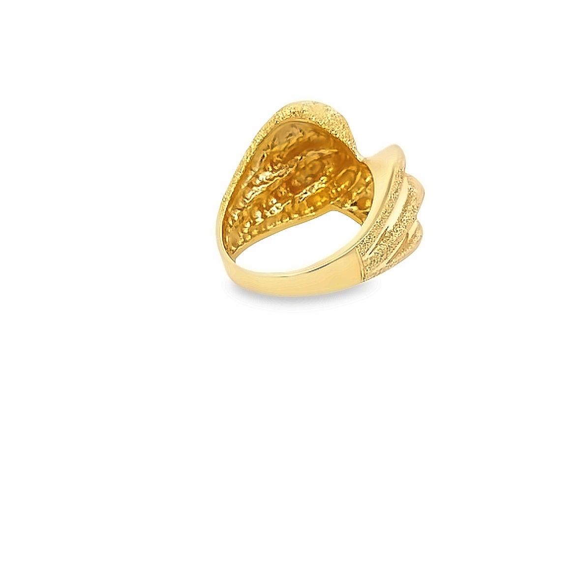 14kt yellow gold vintage sparkle ring