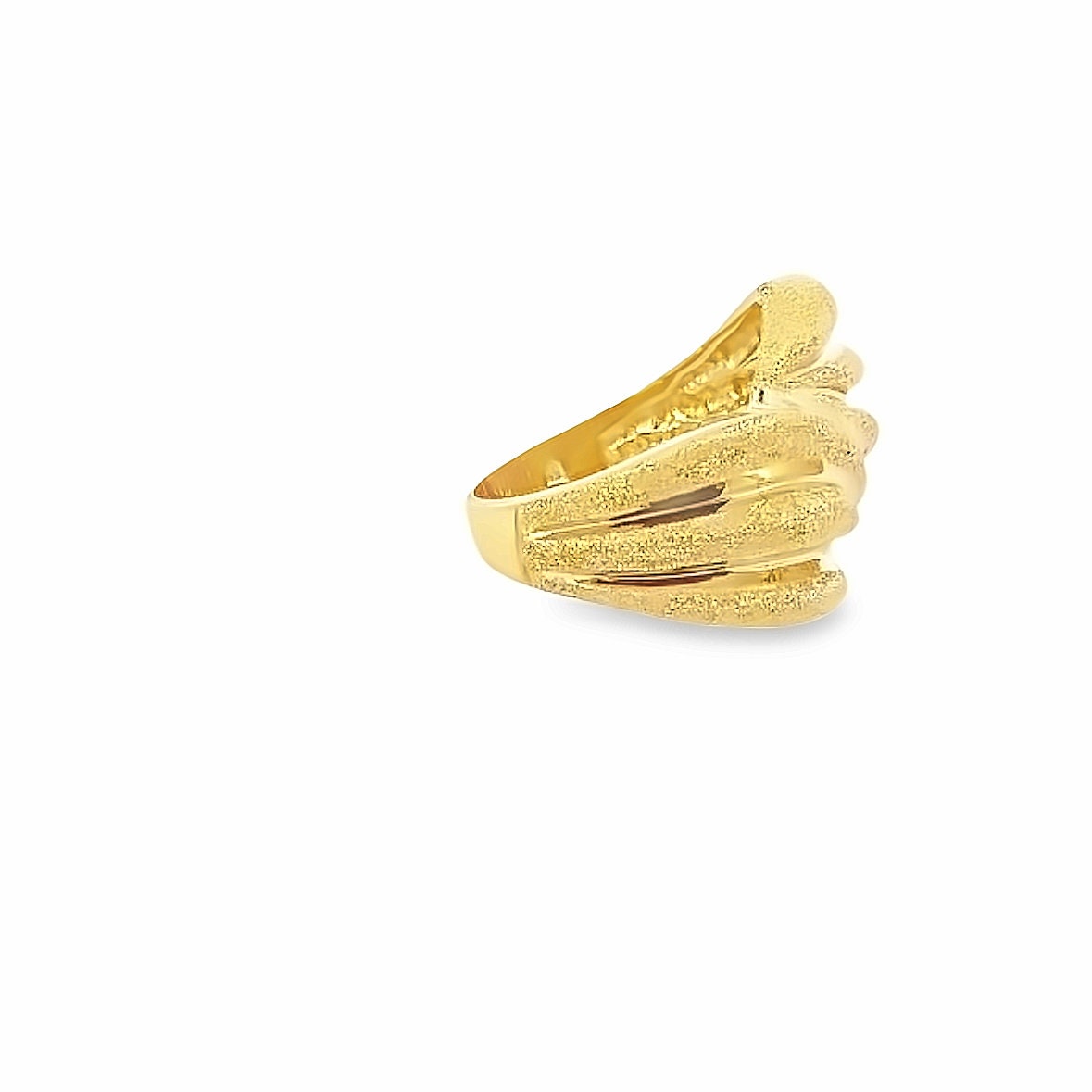14kt yellow gold vintage sparkle ring