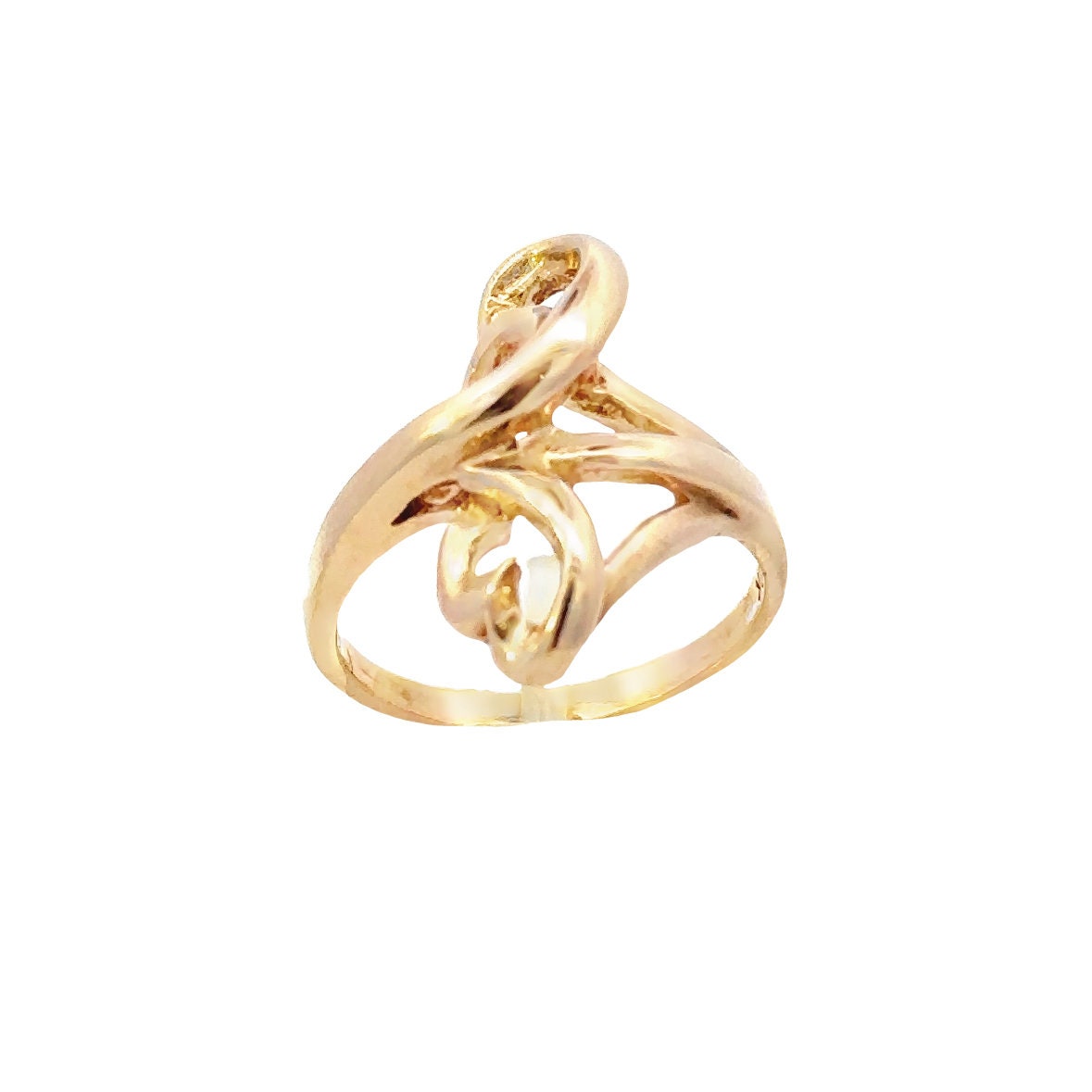 Vintage Free Form Ring 10kt solid gold