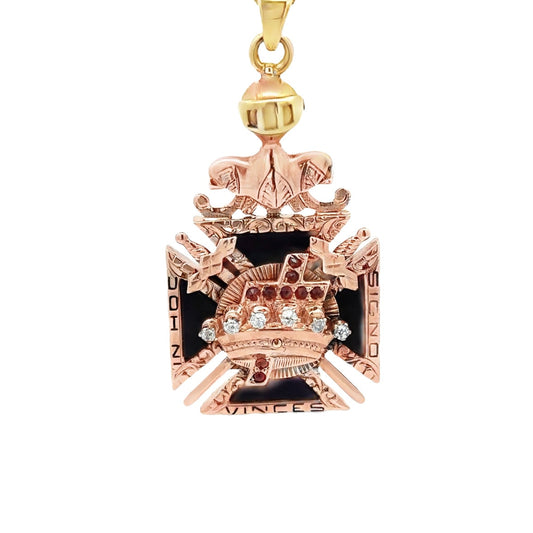 Royal Arch 10kt gold vintage pendant