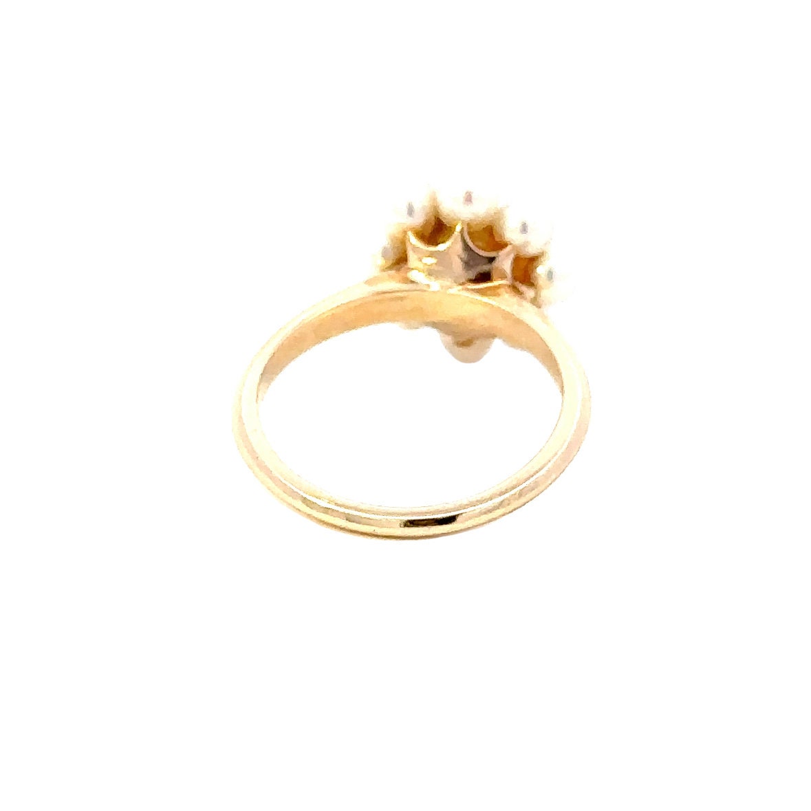 14kt yellow gold pearl  vintage ring