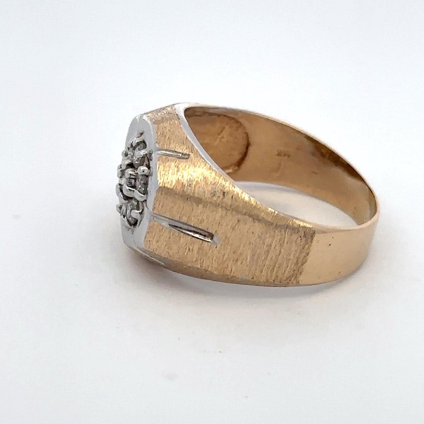 14kt yellow gold vintage men's ring