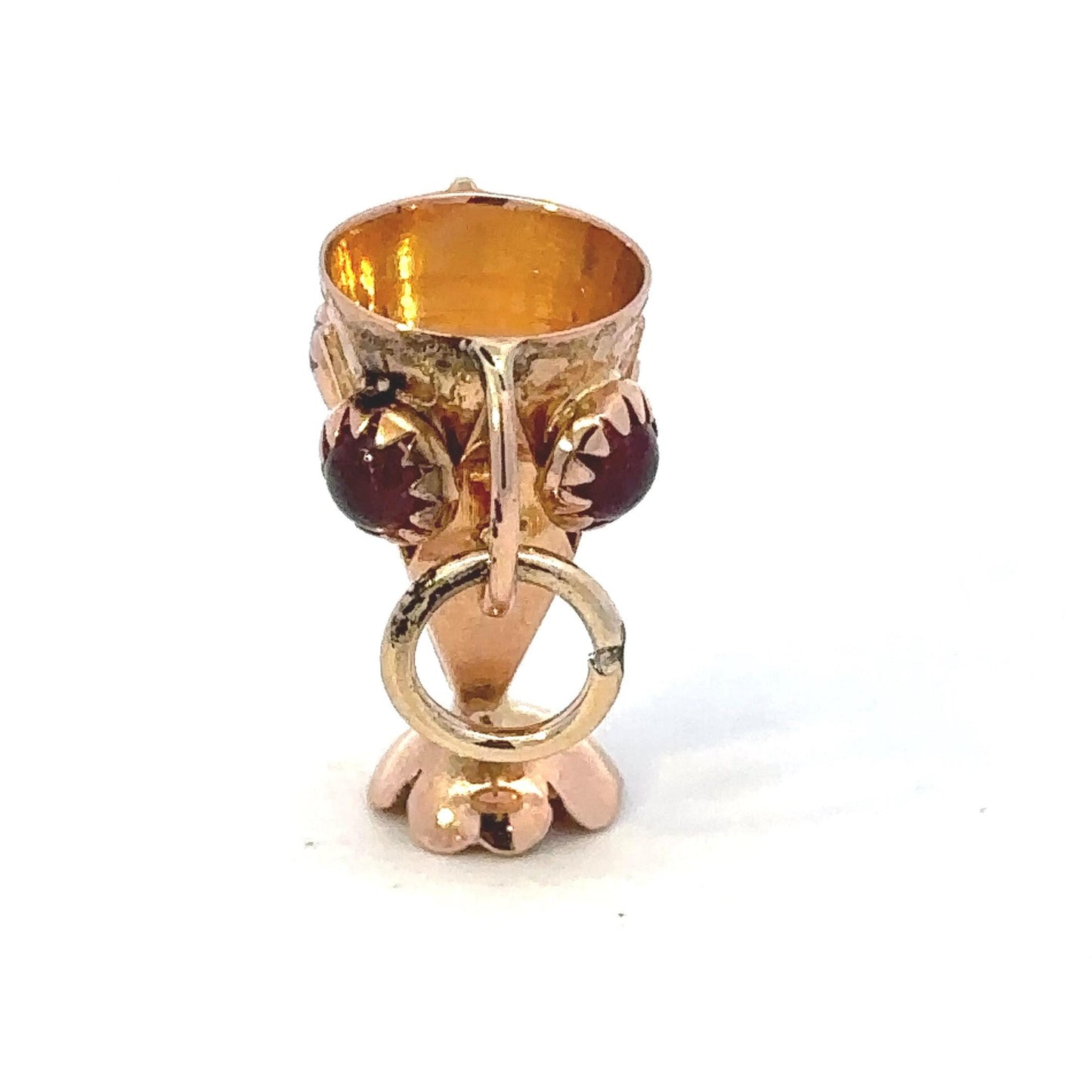 18kt yellow gold vintage trophy charm solid gold