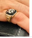 14kt  yellow solid gold  Shriners ring
