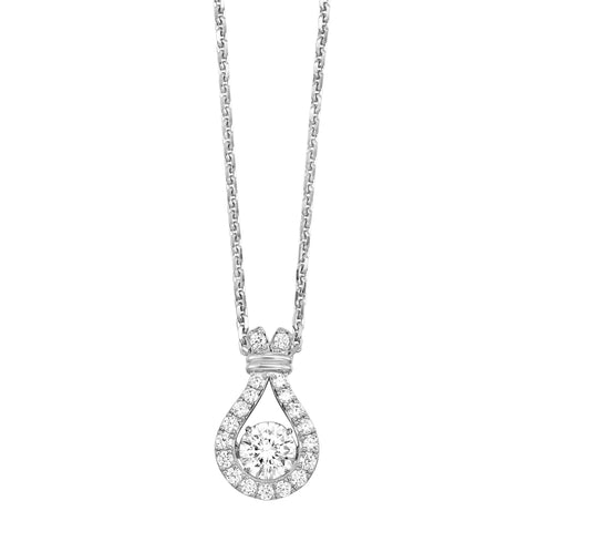Sterling Silver Tear Drop Pendant