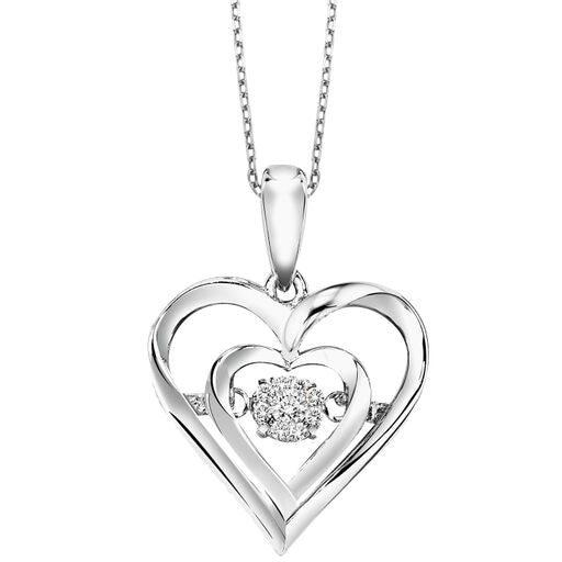 Sterling Silver Rhythm of Love Pendant