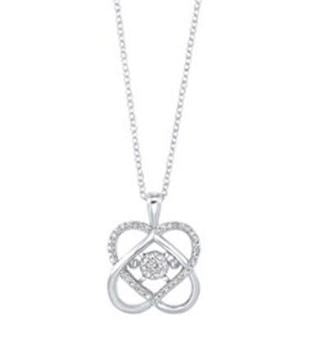 Silver Diamond Pendant
