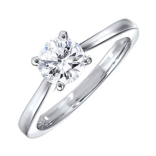 Diamond Solitaire 14kt Gold Engagement Ring