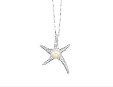 Silver Star Fish Pendant